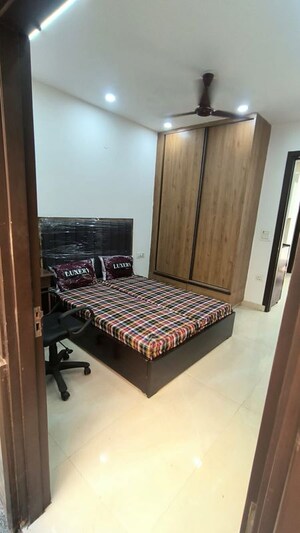 Bedroom in 1.5 BHK Builder Floor at Subhash Nagar – for Rent