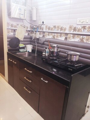 Kitchen in 1 BHK Apartment at Sujata Empress, Kharghar – for Rent