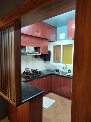 Kitchen in 3 BHK Apartment at Sobha City Mykonos, Thanisandra Main Road – for Rent