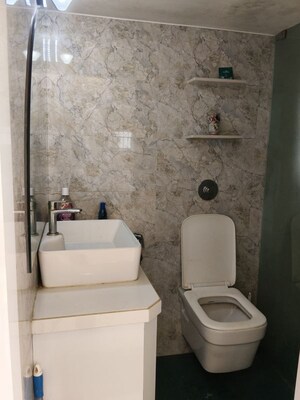 Bathroom in 2 BHK Apartment at Sagar Avenue, Santacruz East – for Rent