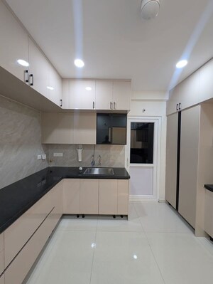 Kitchen in 3 BHK Apartment at Rajapushpa Provincia, Narsingi – for Rent