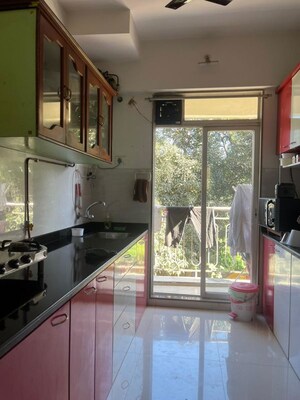 Kitchen in 2 BHK Apartment at Vijay Residency II, Ghodbunder Road – for Rent