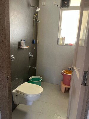 Bathroom in 2 BHK Apartment at Vijay Residency II, Ghodbunder Road – for Rent