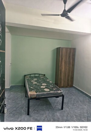 Bedroom in 1 RK Independent House at Wadgaon Sheri – for Rent