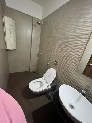 Bathroom in 2 BHK Apartment at Rigved Uptown, Balewadi – for Rent