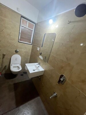 Bathroom in 2 BHK Apartment at Rigved Uptown, Balewadi – for Rent