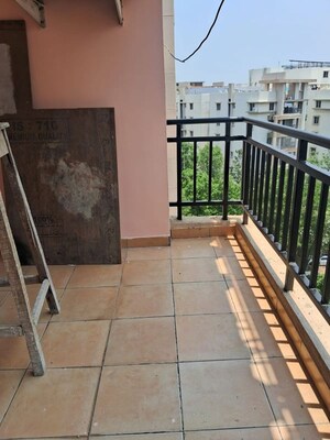Balcony in 3 BHK Apartment at Aparna Towers, Kondapur – for Rent