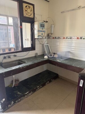 Kitchen in 1 RK Apartment at Jaipuria Sunrise Green, Lohgarh – for Rent