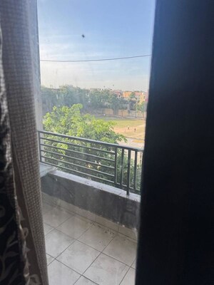 Balcony in 1 RK Apartment at Jaipuria Sunrise Green, Lohgarh – for Rent