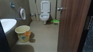 Bathroom in 2 BHK Apartment at Runwal Eirene, Balkum Pada – for Rent