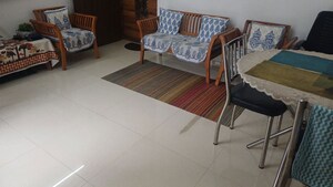 Living Room in 2 BHK Apartment at Runwal Eirene, Balkum Pada – for Rent