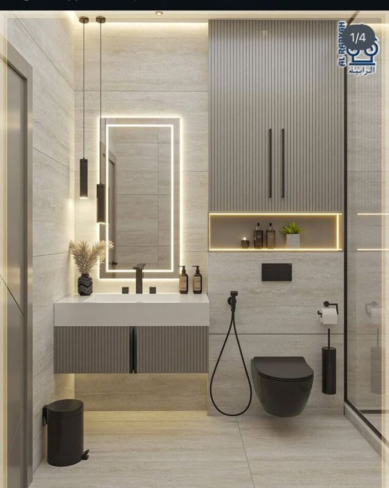 Bathroom, aratt-amora-park-view 3.5 Bedroom 1500 Sq.Ft. Villa In Lingapura Bangalore 10322204