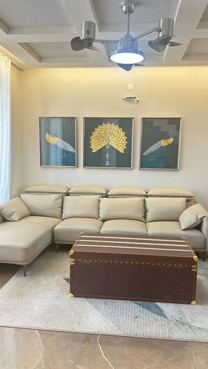 Living Room in 3 BHK Villa at Aerocity – for Sale
