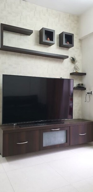 Living Room in 2 BHK Apartment at Kumbare Park Society, Kothrud – for Rent