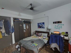 Bedroom in 3 BHK Apartment at Saarrthi Skybay, Mahalunge – for Rent