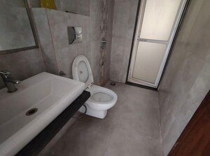Bathroom in 2 BHK Apartment at Omkar Ananta, Goregaon East – for Rent
