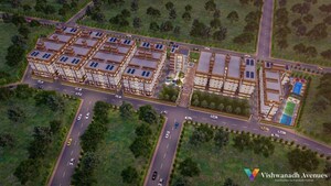 3 BHK Apartment – Exterior View View at Vishwanadh Avenues 25, Sujatha Nagar - for Sale