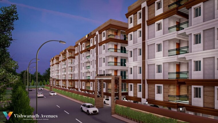 Exterior View, vishwanadh-avenues-25 3 Bedroom 1350 Sq.Ft. Apartment In Sujatha Nagar Vizag 10322281