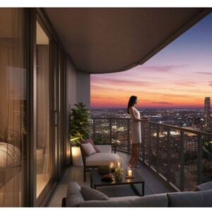 Living Room in 2 BHK Apartment at AR Mirador, Wakad – for Sale