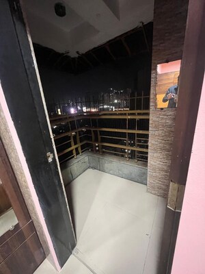 Balcony in 2 BHK Apartment at Jaydeep Park, Majiwada – for Rent