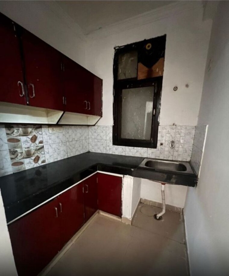 Kitchen, freedom fighters enclave 1 Bedroom 450 Sq.Ft. Builder Floor In Freedom Fighters Enclave Delhi 10322370