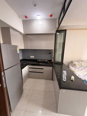 Kitchen in 1 BHK Apartment at Lodha Crown Quality Homes, Majiwada – for Rent