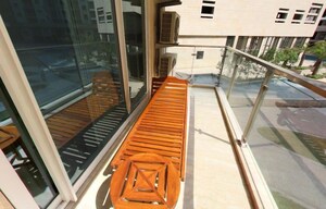 Staircase in 3 BHK Apartment at Ambience Creacions, Sector 22 – for Sale