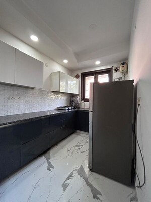 Kitchen in 1 BHK Builder Floor at Saket – for Rent