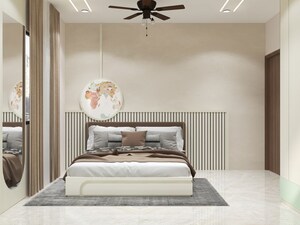 Bedroom in 3 BHK Apartment at Aurobindo Kohinoor, Serilingampally – for Rent