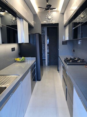 Kitchen in 3 BHK Apartment at Mahim West – for Sale