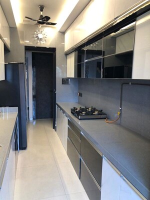 Kitchen in 3 BHK Apartment at Mahim West – for Sale