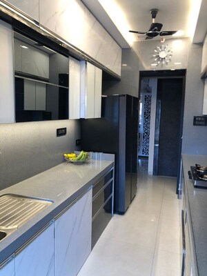Kitchen in 3 BHK Apartment at Mahim West – for Sale