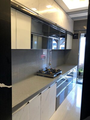 Kitchen in 3 BHK Apartment at Mahim West – for Sale