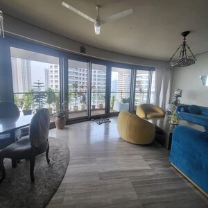 Living Room in 4 BHK Apartment at Lower Parel – for Sale