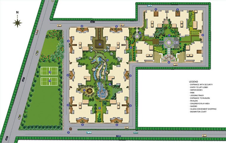 undefined, bhabat 2 Bedroom 1250 Sq.Ft. Apartment In Bhabat Zirakpur 10237126