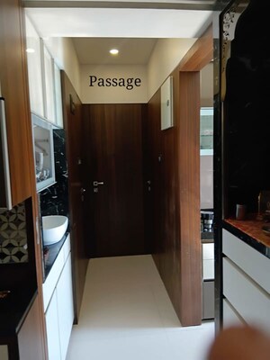 Building Lobby in 1 BHK Apartment at Chandak Paloma, Goregaon East – for Rent