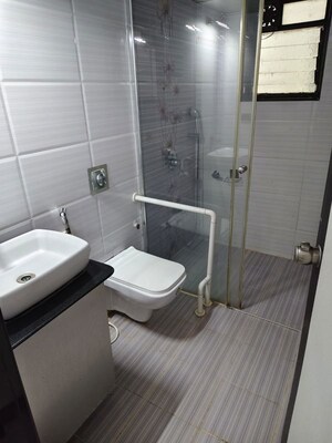 Bathroom in 2 BHK Apartment at Hari Om Puram, Aundh – for Rent