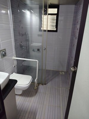 Bathroom in 2 BHK Apartment at Hari Om Puram, Aundh – for Rent