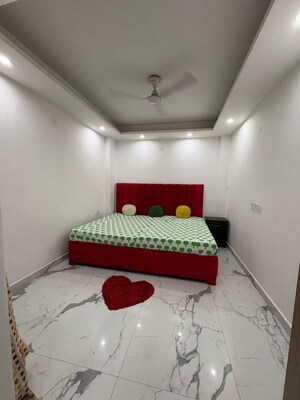 Bedroom in 2.5 BHK Builder Floor at Freedom Fighters Enclave – for Rent