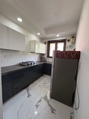 Kitchen in 2.5 BHK Builder Floor at Freedom Fighters Enclave – for Rent