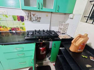 Kitchen in 2 BHK Apartment at Roopena Agrahara – for Rent