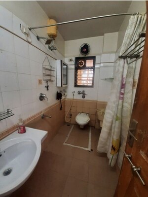 Bathroom in 3 BHK Apartment at Raj Rudram Apartments, Goregaon East – for Sale