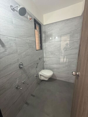 Bathroom in 1 BHK Apartment at Metropolis Bayside, Kasarvadavali – for Rent