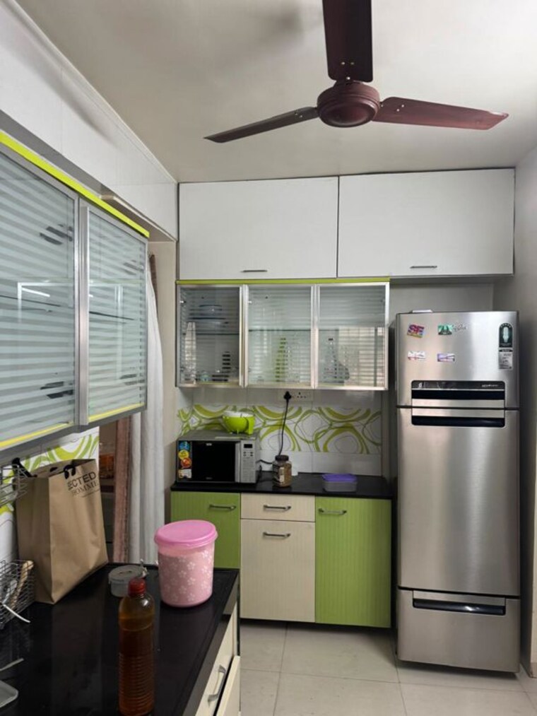 Kitchen, hermes-heritage-homes 3 Bedroom 1200 Sq.Ft. Apartment In Shastrinagar Pune 10322643