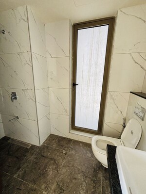 Bathroom in 3 BHK Apartment at Prestige Siesta, Mulund West – for Rent