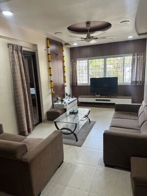 Living Room in 3 BHK Apartment at Hermes Heritage Homes, Shastrinagar – for Rent