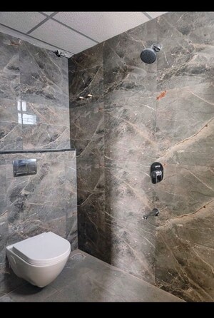 Bathroom in 2 BHK Apartment at Bhavya Dazzle, Sarjapur – for Rent