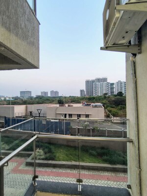 Balcony in 2 BHK Apartment at Puravankara Silversands, Mundhwa – for Rent