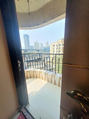 Balcony in 1 BHK Apartment at Puranik City, Kasarvadavali – for Rent