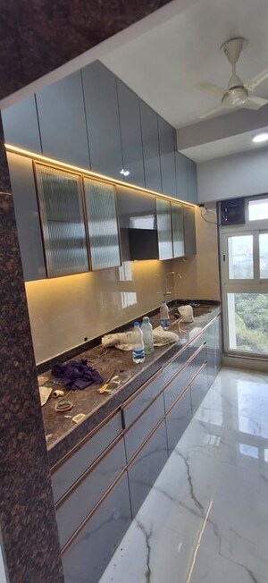 Kitchen in 2 BHK Apartment at Group Seven Rushi Heights, Goregaon East – for Rent